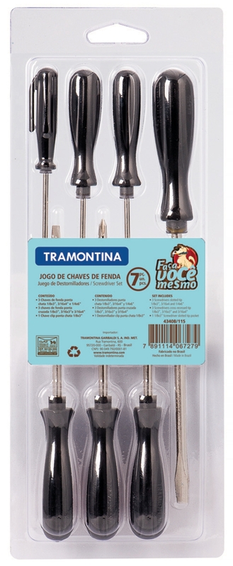 JUEGO DESTORNILLADORES 7PZS - 43408115