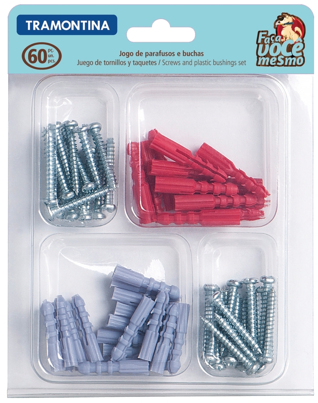 JG. DE TORNILLOS Y TAQUETES 60 PZS - 43505001