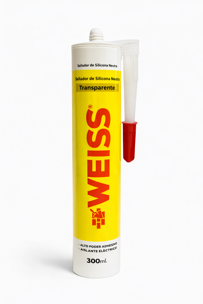 SELLADOR DE SILICONA NEUTRA - TRANSPARENTE - WE2002 - WEISS
