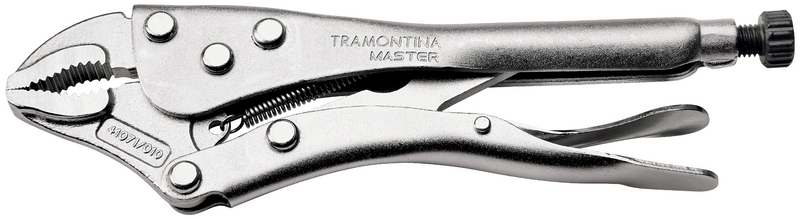 PINZA PRESION MORDIENTE CURVO 10" - 41071110